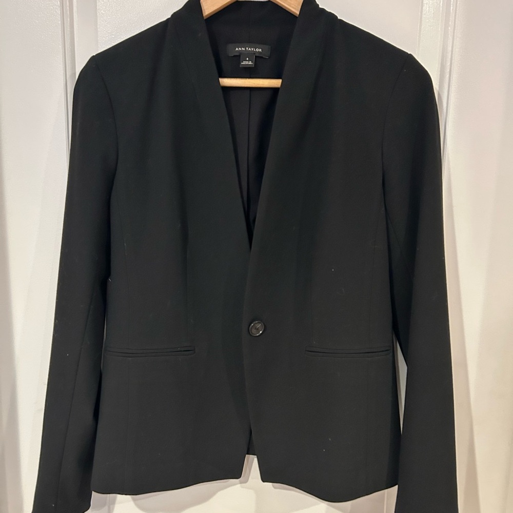 Ann Taylor Classic Black Suit Jacket